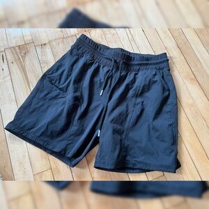 Zyia active mens‎ athletic black shorts